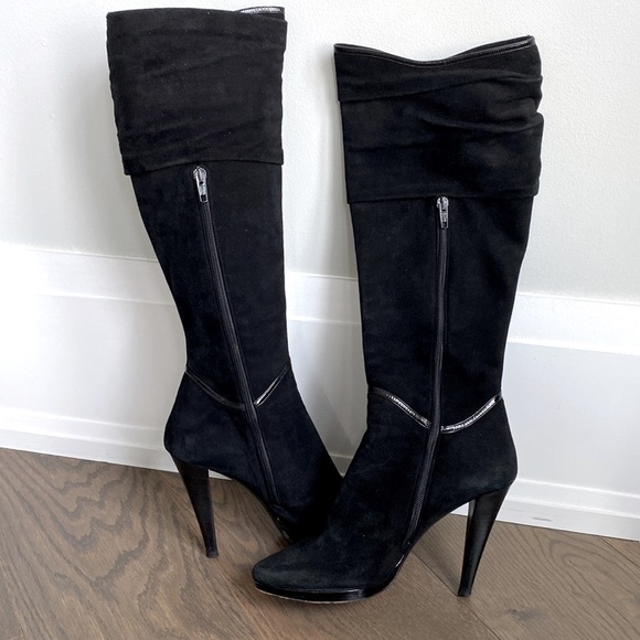 Vero Cuoio Black Suede Boots - Picture 6 of 7